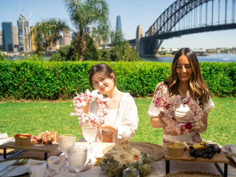 flower wreath classes sydney